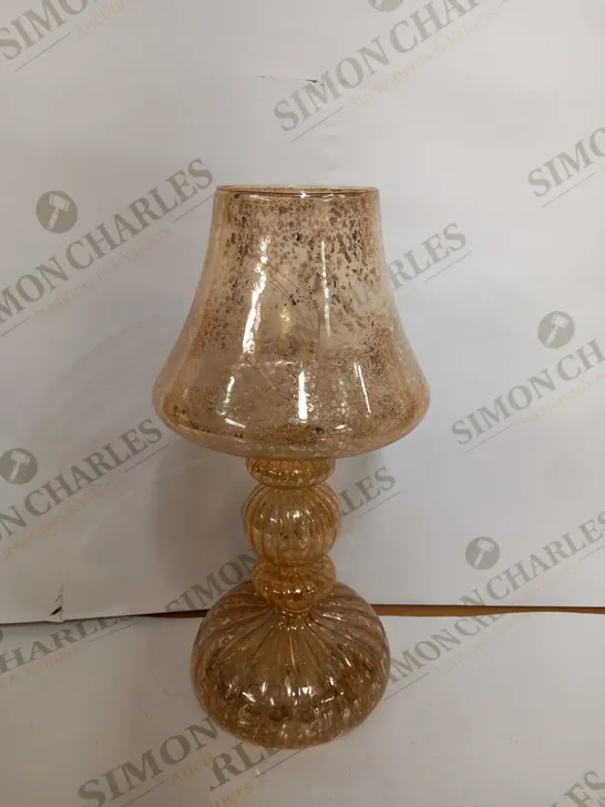 REFLECTIONS PRE-LIT LED MERCURY GLASS LAMP - GOLD