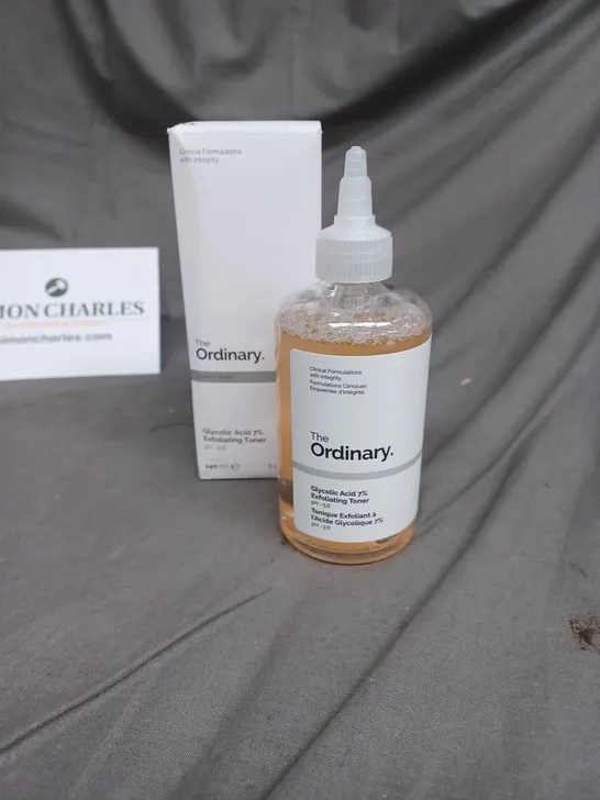 THE ORDINARY GLYCOLIC ACID 7% EXFOLIATING TONER 240ML