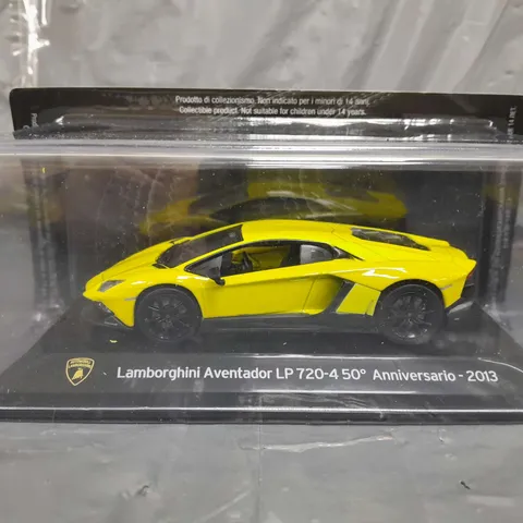 SUPERCARS COLLECTION - LAMBORGHINI AVENTDOR  MINIATURE COLLECTIVE CAR 