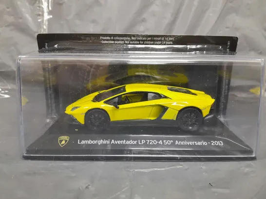 SUPERCARS COLLECTION - LAMBORGHINI AVENTDOR  MINIATURE COLLECTIVE CAR 