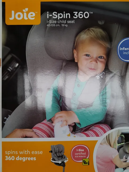 BOXED JOLE I-SPIN 360 I-SIZE CHILD SEAT