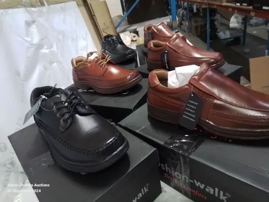 SELECTION OF BOXED CUSHION-WALK LEATHER SHOES, (STYLES, COLOURS AND SIZES VARY)