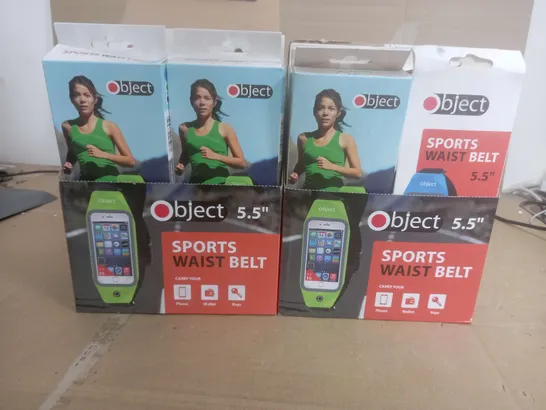 BOX OF APROX 20 OBJECT SPORT WAIST BELT 