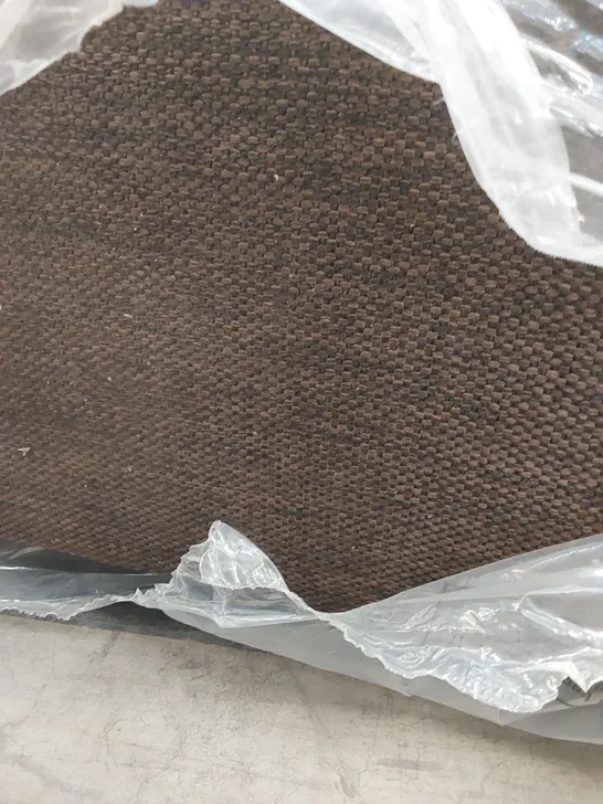 BAGGED DESIGNER 6FT SUPERKING DIVAN BASE - CHOCOLATE BROWN (2 PIECES)