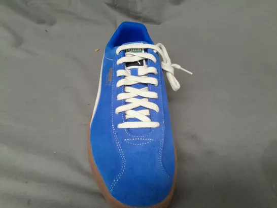 BOXED PAIR OF PUMA DOLPHIN SHOES IN ROYAL SAPPHIRE UK SIZE 7