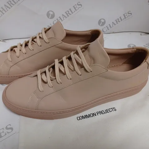 PAIR OF COMMON PROJECTS TRAINERS IN DUSTY PINK - 46