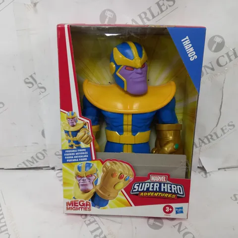 BOXED MARVEL SUPER HERO ADVENTURES MEGA MIGHTIES THANOS FIGURE