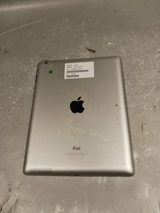 APPLE IPAD 4 SILVER - MODEL A1458 