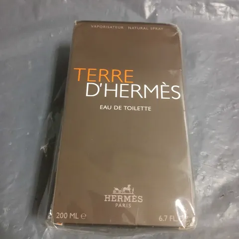 BOXED AND SEALED HERMES TERRE D'HERMES EAU DE TOILETTE 200ML