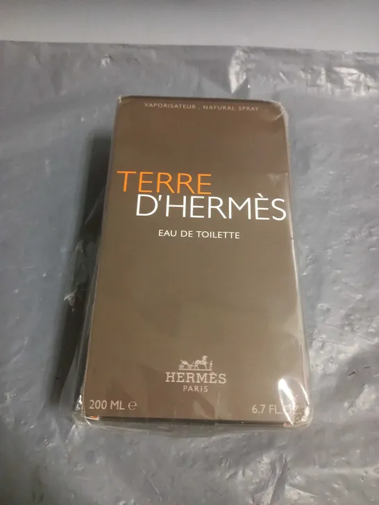 BOXED AND SEALED HERMES TERRE D'HERMES EAU DE TOILETTE 200ML