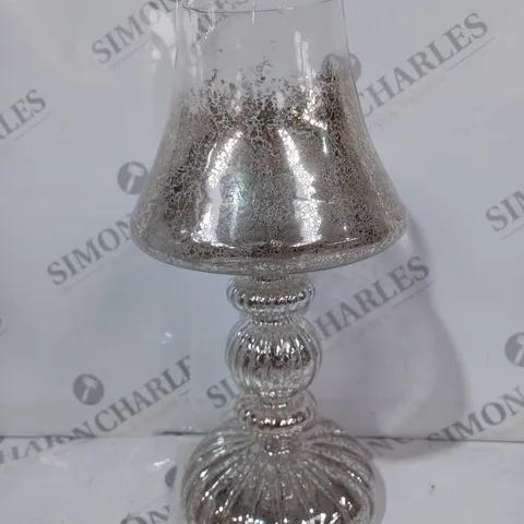 HOME REFLECTIONS PRE-LIT LED MERCURY GLASS LAMP SILVER