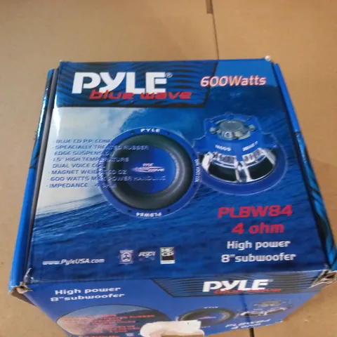 PYLE BLUE WAVE 600WHIGH POWER 8" SUBWOOFER