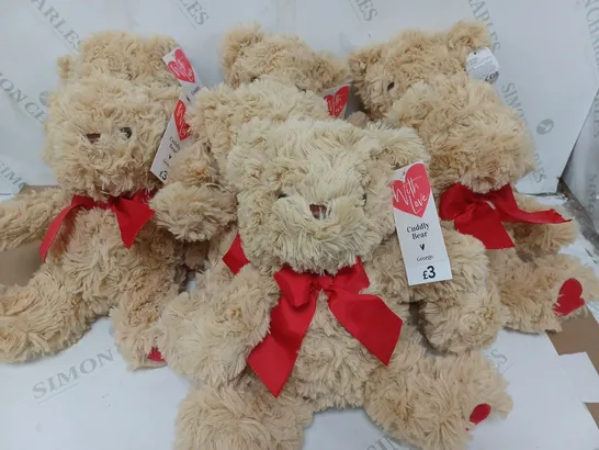 LOT OF 25 WITH LOVE CUDDLY BEARS