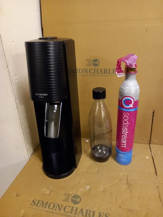 SODASTREAM TERRA SPARKLING WATER MAKER - BLACK RRP £109.99