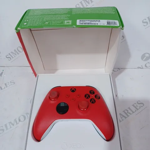 BOXED MICROSOFT XBOX PULSE RED CONTROLLER - 1914