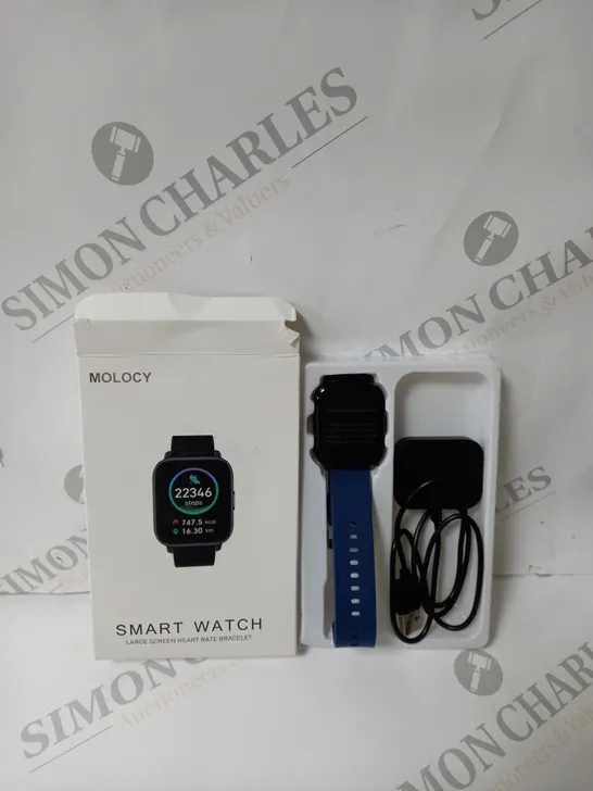 BOXED MOLOCY SMART WATCH IN NAVY