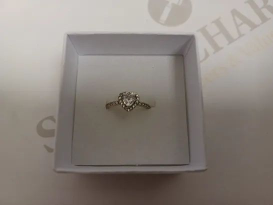 PANDORA ELEVATED HEART RING