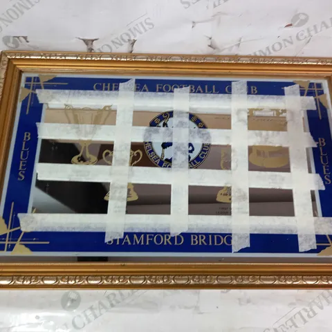 CHELSEA FOOTBALL CLUB DECORATIVE MIRROR - COLLECTION ONLY