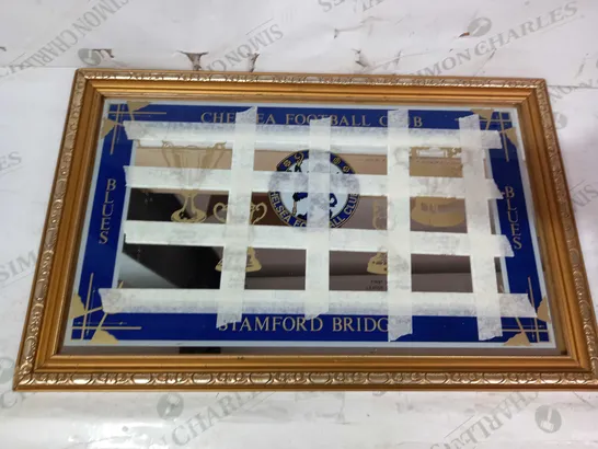 CHELSEA FOOTBALL CLUB DECORATIVE MIRROR - COLLECTION ONLY