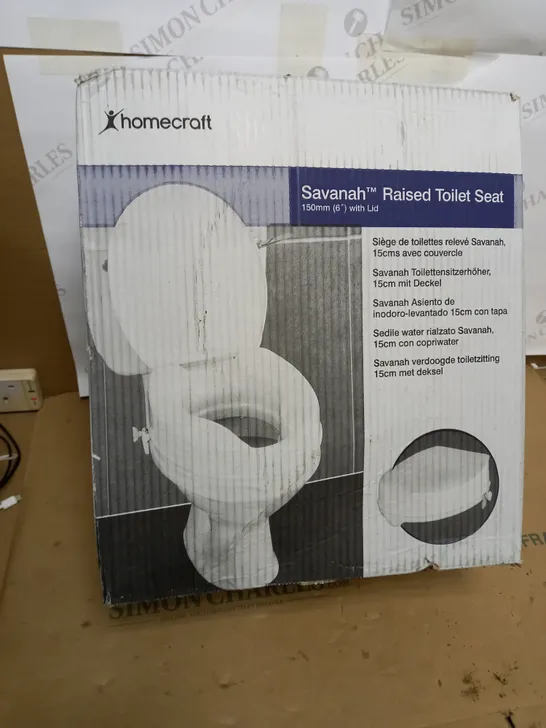 HOMECRAFT SAVANAH RAISED TOILET SEAT 