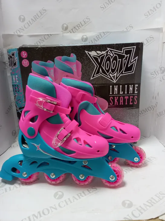 XOOTZ INLINE SKATES PINK MEDIUM RRP £36.99