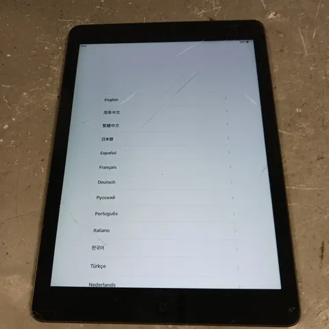 APPLE IPAD AIR SPACE GREY - MODEL A1474