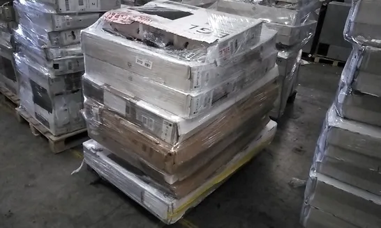 PALLET OF APPROXIMATELY 10 ASSORTED DAMAGED TV'S