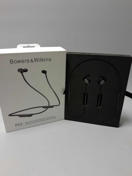 BOXED BOWERS & WILKINS PI3 DUAL DRIVER WIRELESS HEADPHONES 