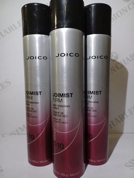 LOT OF 3 X 350ML JOICO JOIMIST FIRM DRY FINISHING SPRAY