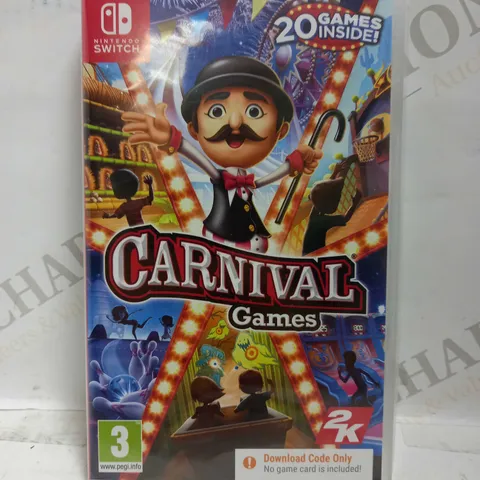 SEALED CARNIVAL GAMES NINTENDO SWITCH GAME