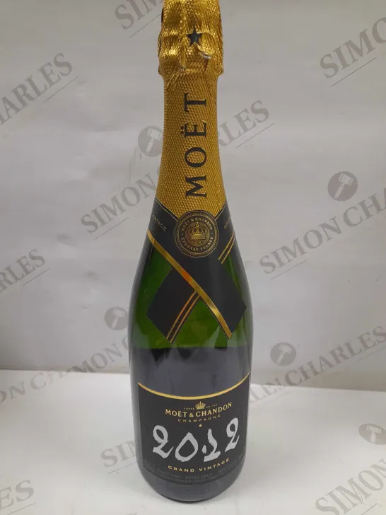 BOXED MOET AND CHANDON CHAMPAGNE 2012 GRAND VINTAGE 750ML