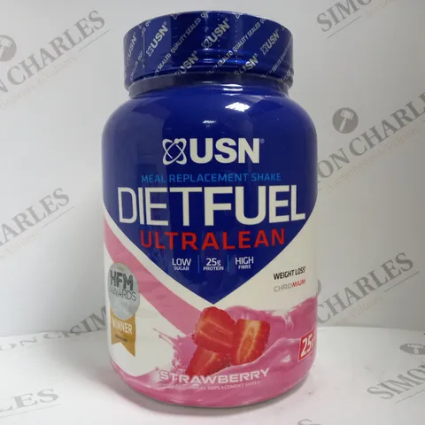 USN DIET FUEL ULTRALEAN MEAL REPLACEMENT SHAKE STRAWBERRY 1KG 