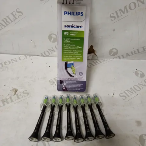 PHILIPS SONICARE OPTIMAL WHITENING BLACK BRUSHSYNC HEADS