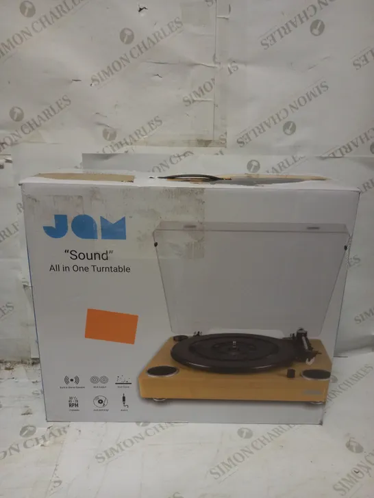 JAM SOUND TURNTABLE PLAYER, VINYL RECORD PLAYER