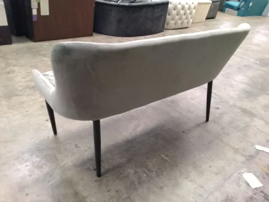 GREY FABRIC BENCH