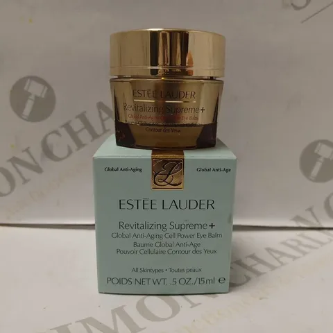 ESTEE LAUDER REVITALIZING SUPREME+GLOBAL ANTI AGING CELL POWER EYE BALM 15ML