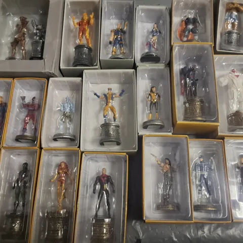 LOT OF 20 ASSORTED MARVEL PEDESTAL FIGURINES