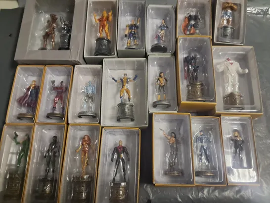 LOT OF 20 ASSORTED MARVEL PEDESTAL FIGURINES