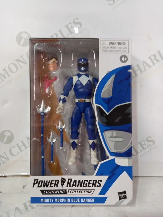 HASBRO POWER RANGERS LIGHTNING COLLECTION - COLLECTIBLE MIGHTY MORPHIN BLUE RANGER FIGURE