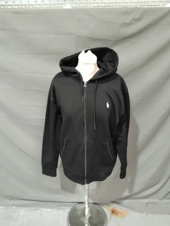 POLO RALPH LAUREN HOODIE - BLACK // SIZE: M 