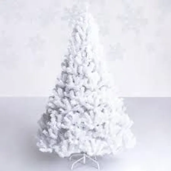 BOXED COSTWAY WHITE ARTIFICIAL CHRISTMAS TREE 8FT