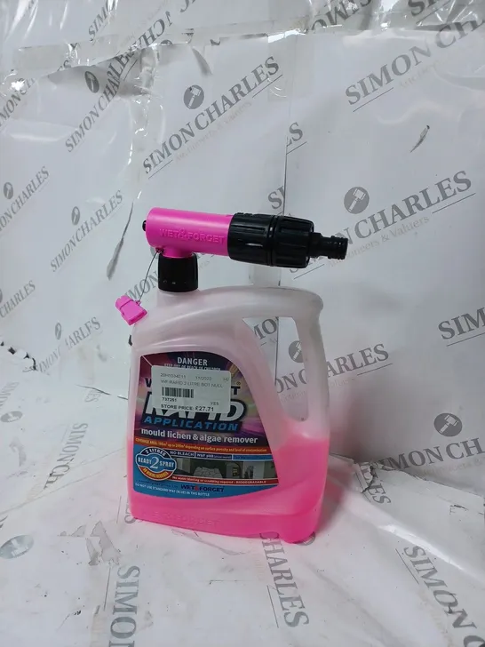 BOXED WET & FORGET RAPID 2 LITRE BOTTLE WITH SNIPER NOZZLE