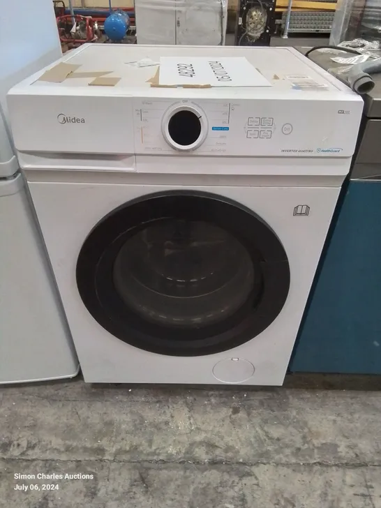 MIDEA MF10ED80B FREESTANDING WASHER DRYER, 1400RPM, 8KG/5KG LOAD, WHITE