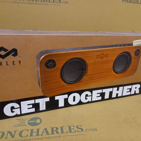 BOXED MARLEY "GET TOGETHER" PORTABLE BLUETOOTH AUDIO SYSTEM