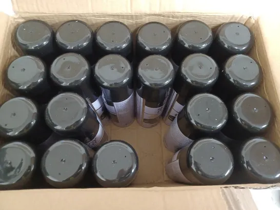 BOX OF 24 AUTO EXTREME SPRAY PAINT IN BLACK SATIN