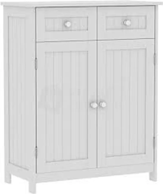 BOXED PRIANO 2 DRAWER 2 DOOR FLOOR CABINET 60 X 30 X 75CM 