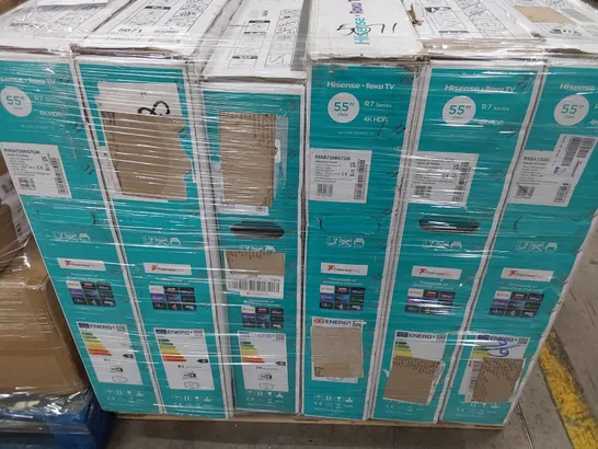 PALLET OF 5 ASSORTED TELEVISIONS, INCLUDING 