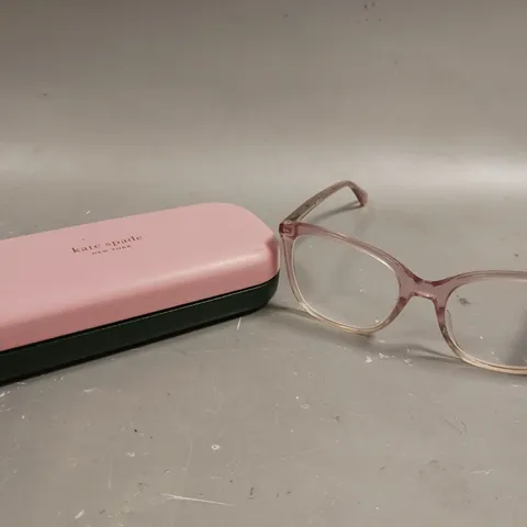 KATE SPADE NEW YORK LEANNA/G PINK FRAMED PRESCRIPTION GLASSES 