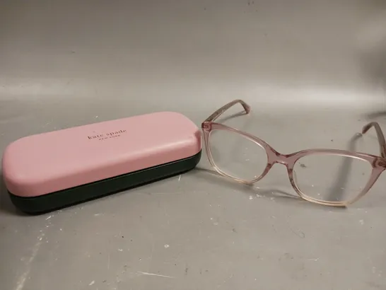 KATE SPADE NEW YORK LEANNA/G PINK FRAMED PRESCRIPTION GLASSES 