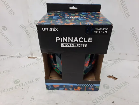 BOXED PINNACLE KIDS HELMET IN DINO DESIGN (48-51cm)